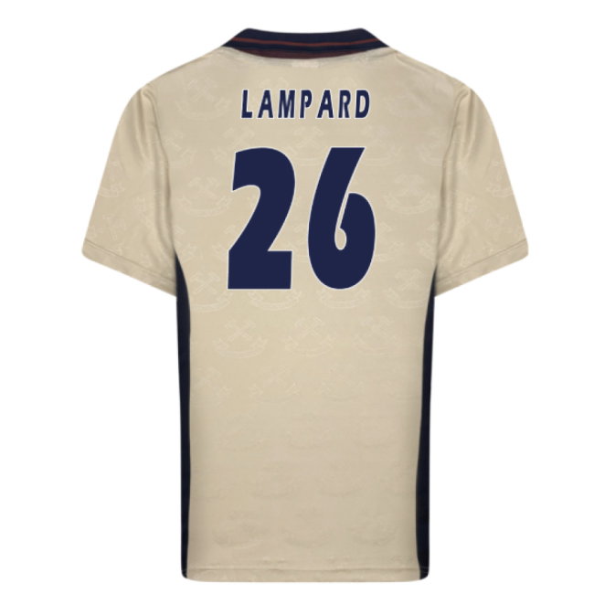 1996 West Ham Retro Away Shirt (Lampard 26)