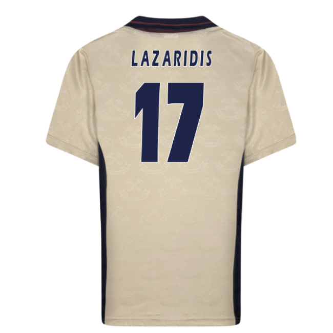 1996 West Ham Retro Away Shirt (Lazaridis 17)