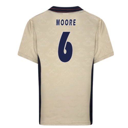 1996 West Ham Retro Away Shirt (MOORE 6)