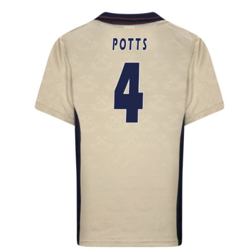 1996 West Ham Retro Away Shirt (Potts 4)