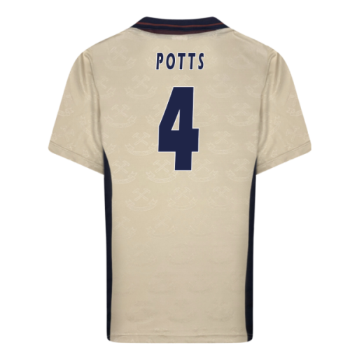 1996 West Ham Retro Away Shirt (Potts 4)
