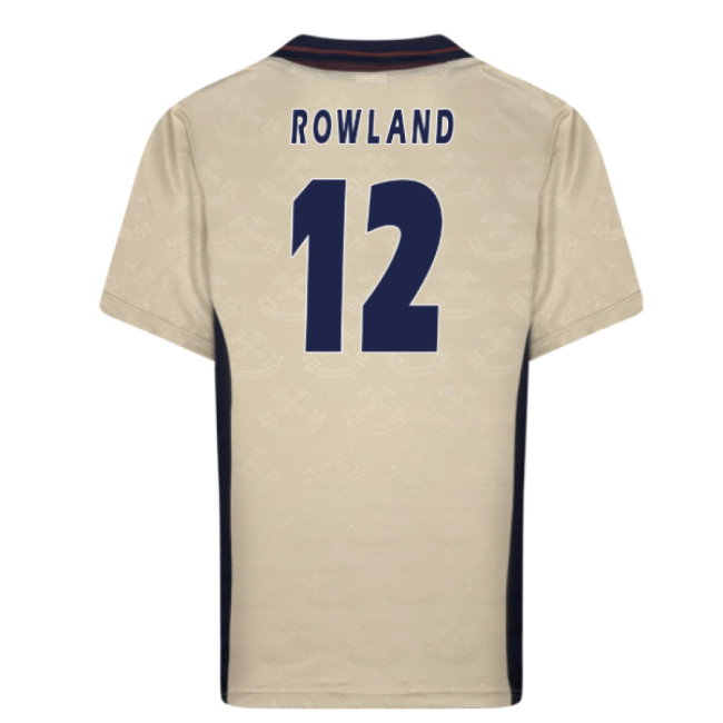 1996 West Ham Retro Away Shirt (Rowland 12)