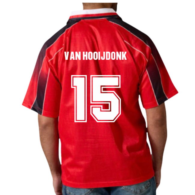 1997-1998 Nottingham Forest Home Retro Shirt (Van Hooijdonk 15)