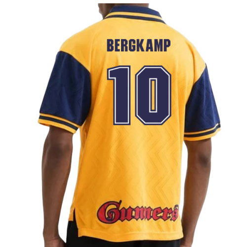 1997 Arsenal Away Retro Shirt (Bergkamp 10)