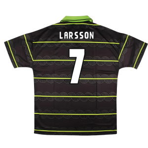 1998-1998 Celtic Retro Away Shirt (Larsson 7)