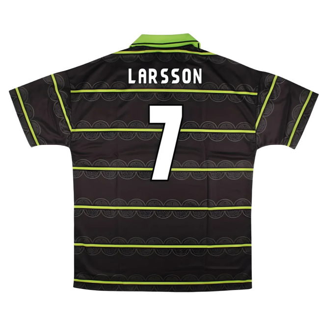 1998-1998 Celtic Retro Away Shirt (Larsson 7)