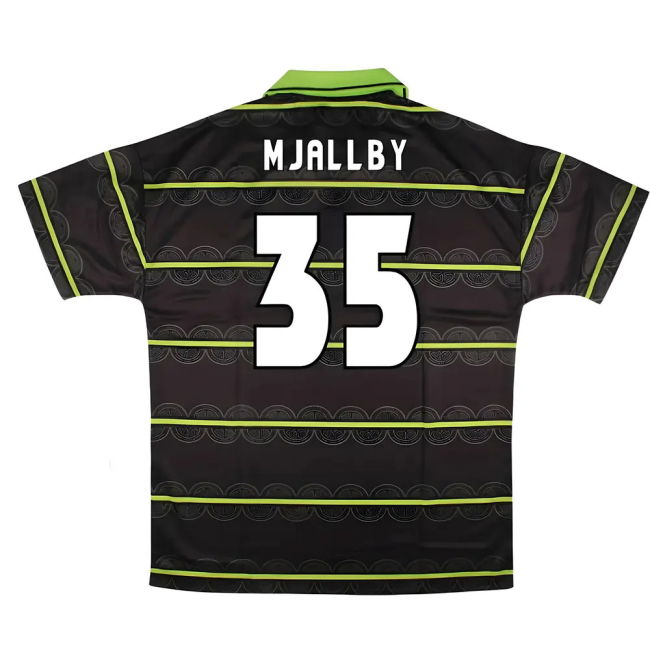 1998-1998 Celtic Retro Away Shirt (Mjallby 35)