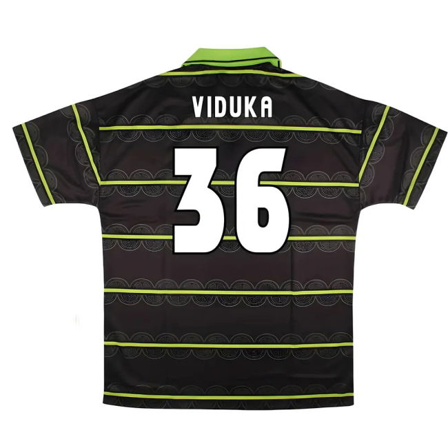 1998-1998 Celtic Retro Away Shirt (Viduka 36)