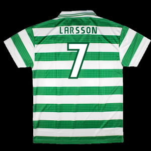 1998-1999 Celtic Retro Home Shirt (Larsson 7)