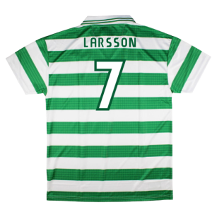 1998-1999 Celtic Retro Home Shirt (Larsson 7)