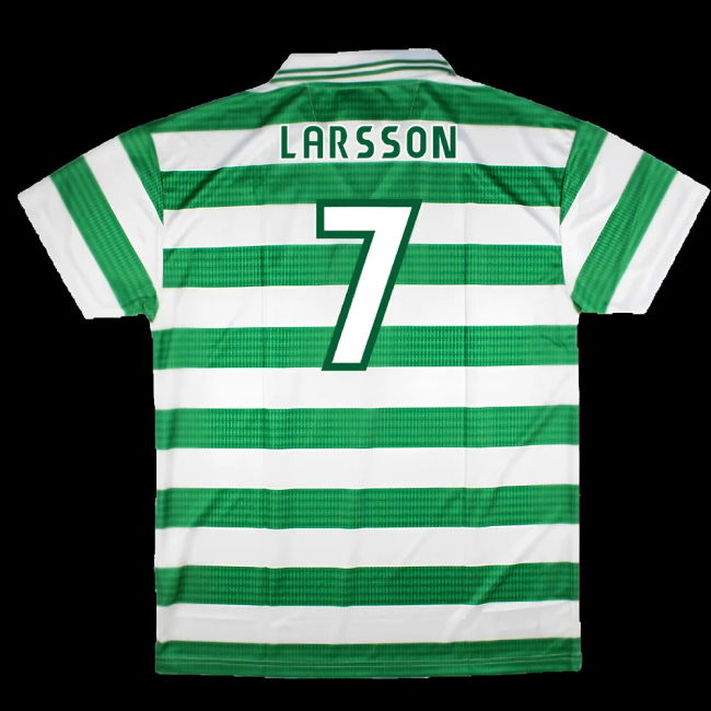 1998-1999 Celtic Retro Home Shirt (Larsson 7)