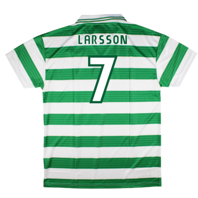 1998-1999 Celtic Retro Home Shirt (Larsson 7)