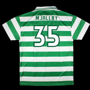 1998-1999 Celtic Retro Home Shirt (Mjallby 35)