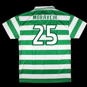 1998-1999 Celtic Retro Home Shirt (Moravcik 25)
