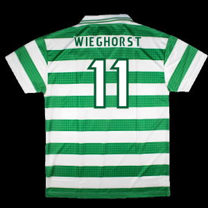 1998-1999 Celtic Retro Home Shirt (Wieghorst 11)