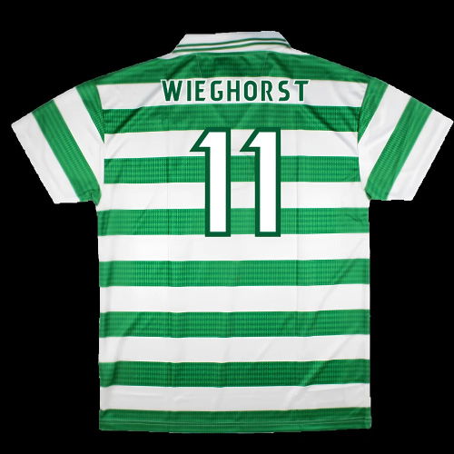 1998-1999 Celtic Retro Home Shirt (Wieghorst 11)