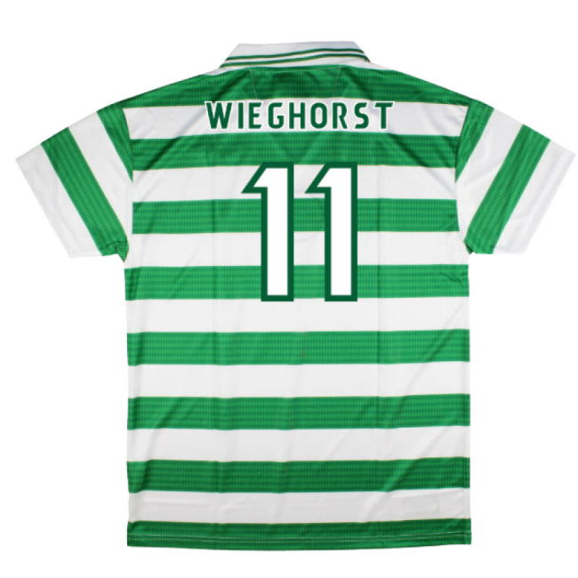 1998-1999 Celtic Retro Home Shirt (Wieghorst 11)