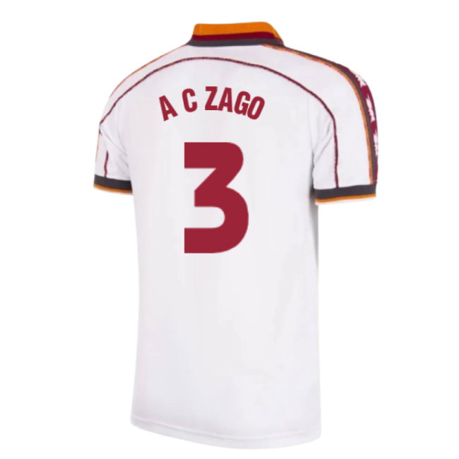 1998-1999 Roma Away Retro Football Shirt (A C Zago 3)