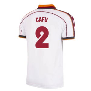 1998-1999 Roma Away Retro Football Shirt (Cafu 2)