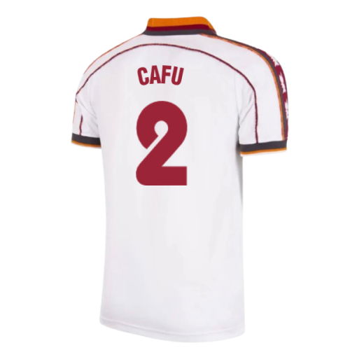 1998-1999 Roma Away Retro Football Shirt (Cafu 2)
