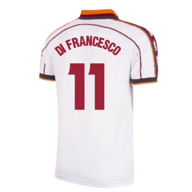 1998-1999 Roma Away Retro Football Shirt (Di Francesco 11)