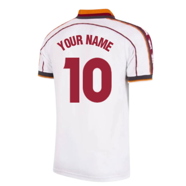 1998-1999 Roma Away Retro Football Shirt (Your Name)