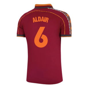 1998-1999 Roma Home Retro Football Shirt (Aldair 6)
