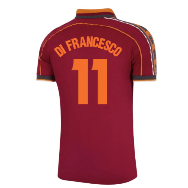 1998-1999 Roma Home Retro Football Shirt (Di Francesco 11)