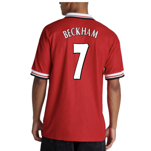 1998-2000 Man Utd Retro Home Shirt (Beckham 7)  1998-2000 Man Utd Retro Home Shirt (Beckham 7)