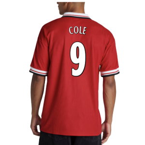 1998-2000 Man Utd Retro Home Shirt (Cole 9)