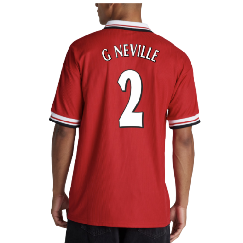 1998-2000 Man Utd Retro Home Shirt (G Neville 2)  1998-2000 Man Utd Retro Home Shirt (G Neville 2)