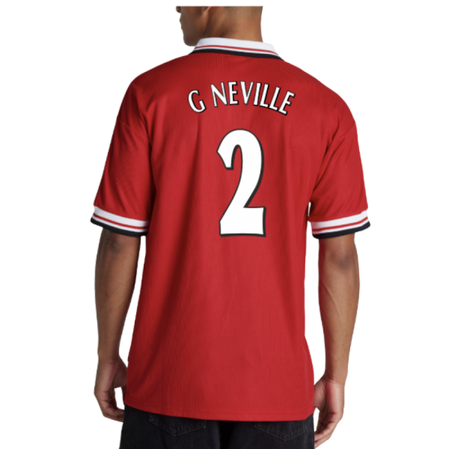 1998-2000 Man Utd Retro Home Shirt (G Neville 2)