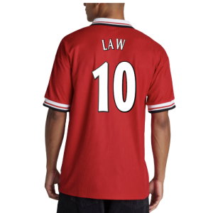 1998-2000 Man Utd Retro Home Shirt (Law 10)