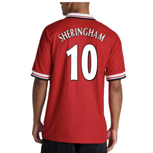 1998-2000 Man Utd Retro Home Shirt (Sheringham 10)