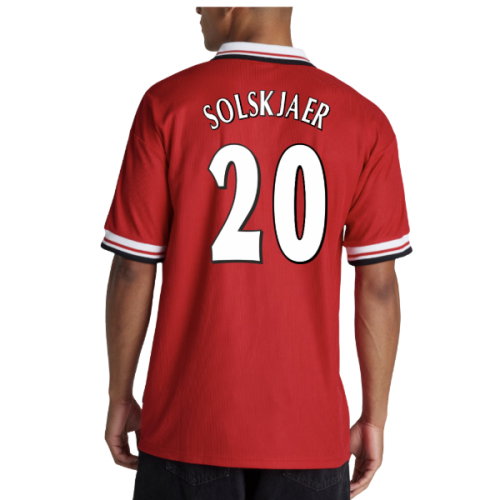 1998-2000 Man Utd Retro Home Shirt (Solskjaer 20)
