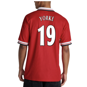 1998-2000 Man Utd Retro Home Shirt (Yorke 19)