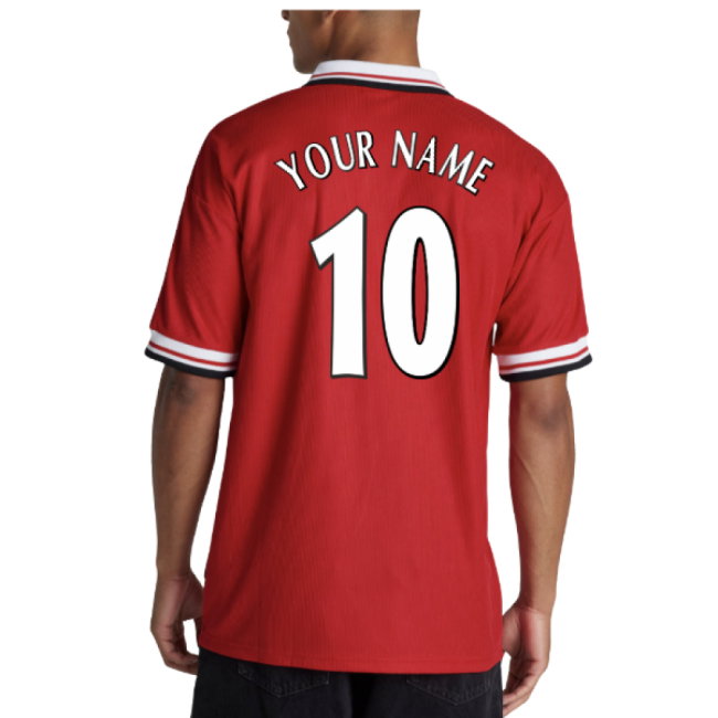 1998-2000 Man Utd Retro Home Shirt (Your Name)