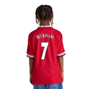 1998-2000 Manchester United Home Shirt (Kids) (Beckham 7)