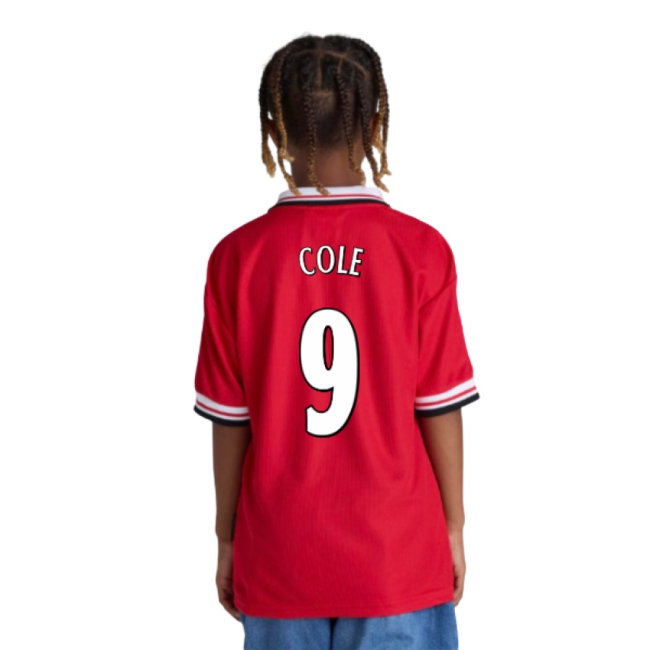 1998-2000 Manchester United Home Shirt (Kids) (Cole 9)