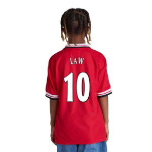 1998-2000 Manchester United Home Shirt (Kids) (Law 10)