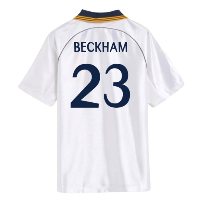 1998-2000 Real Madrid Reissue Home Shirt (Beckham 23)