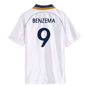 1998-2000 Real Madrid Reissue Home Shirt (Benzema 9)