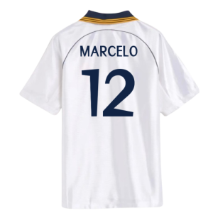 1998-2000 Real Madrid Reissue Home Shirt (Marcelo 12)