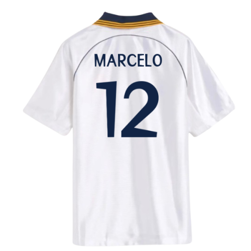1998-2000 Real Madrid Reissue Home Shirt (Marcelo 12)