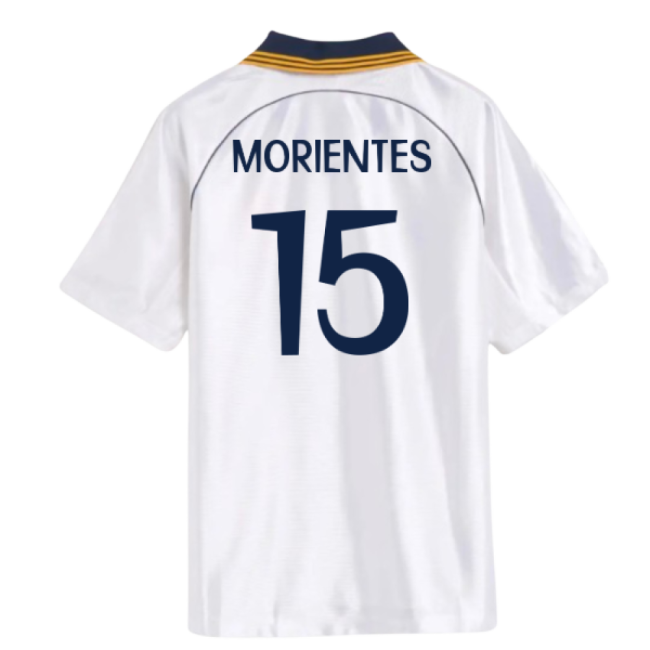 1998-2000 Real Madrid Reissue Home Shirt (Morientes 15)