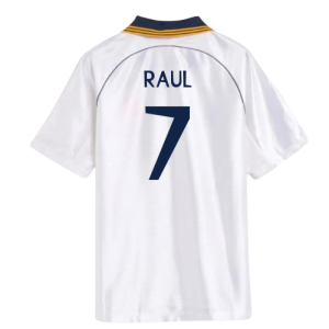 1998-2000 Real Madrid Reissue Home Shirt (Raul 7)