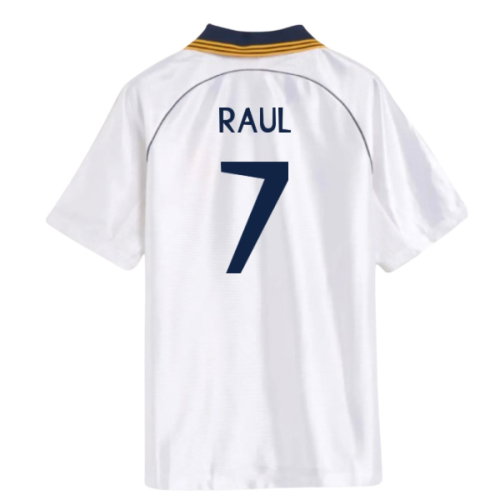 1998-2000 Real Madrid Reissue Home Shirt (Raul 7)