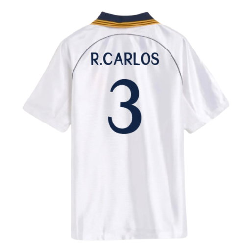 1998-2000 Real Madrid Reissue Home Shirt (R.Carlos 3)