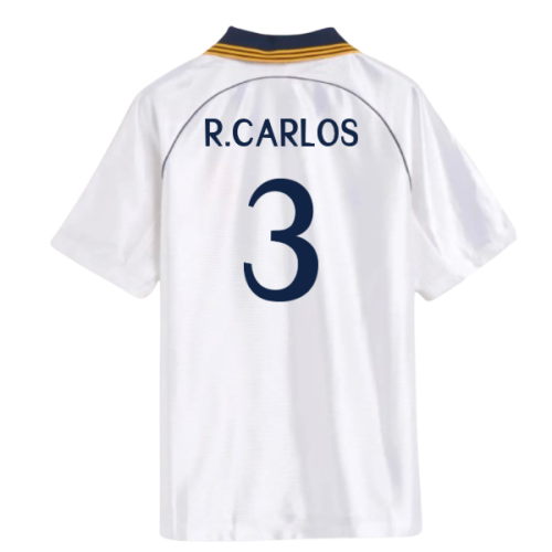 1998-2000 Real Madrid Reissue Home Shirt (R.Carlos 3)