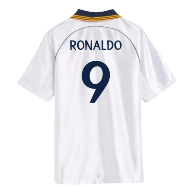 1998-2000 Real Madrid Reissue Home Shirt (Ronaldo 9)